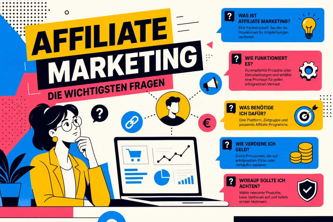 Affiliate Marketing - Die wichtigsten Fragen