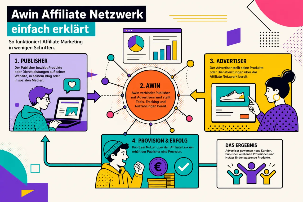 Awin Affiliate Netzwerk einfach erklärt