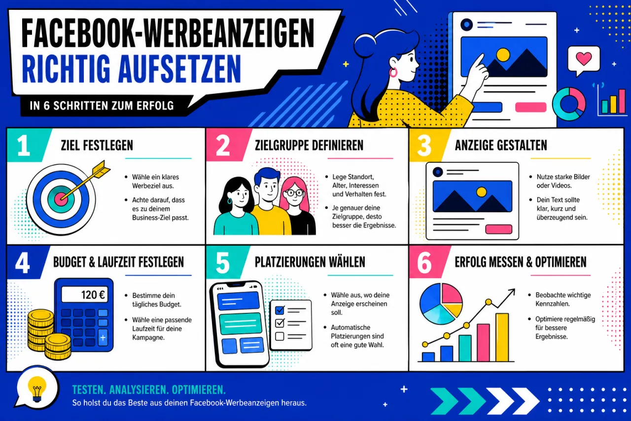 Facebook-Werbeanzeigen richtig aufsetzen