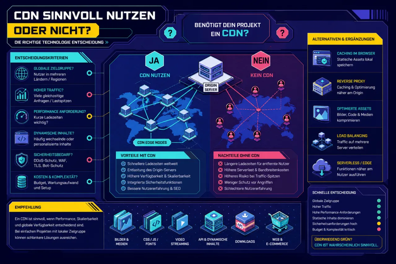 CDN sinnvoll nutzen oder nicht