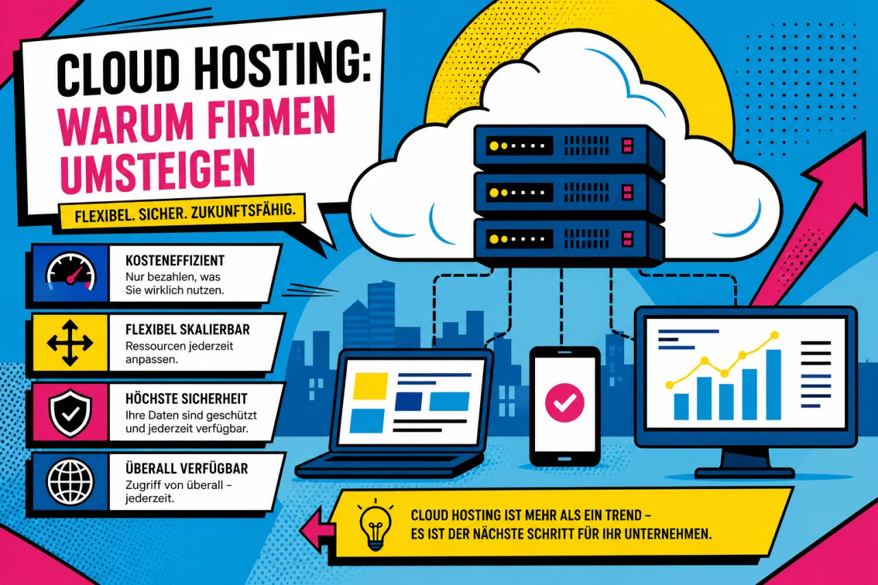 Cloud Hosting: Warum Firmen umsteigen