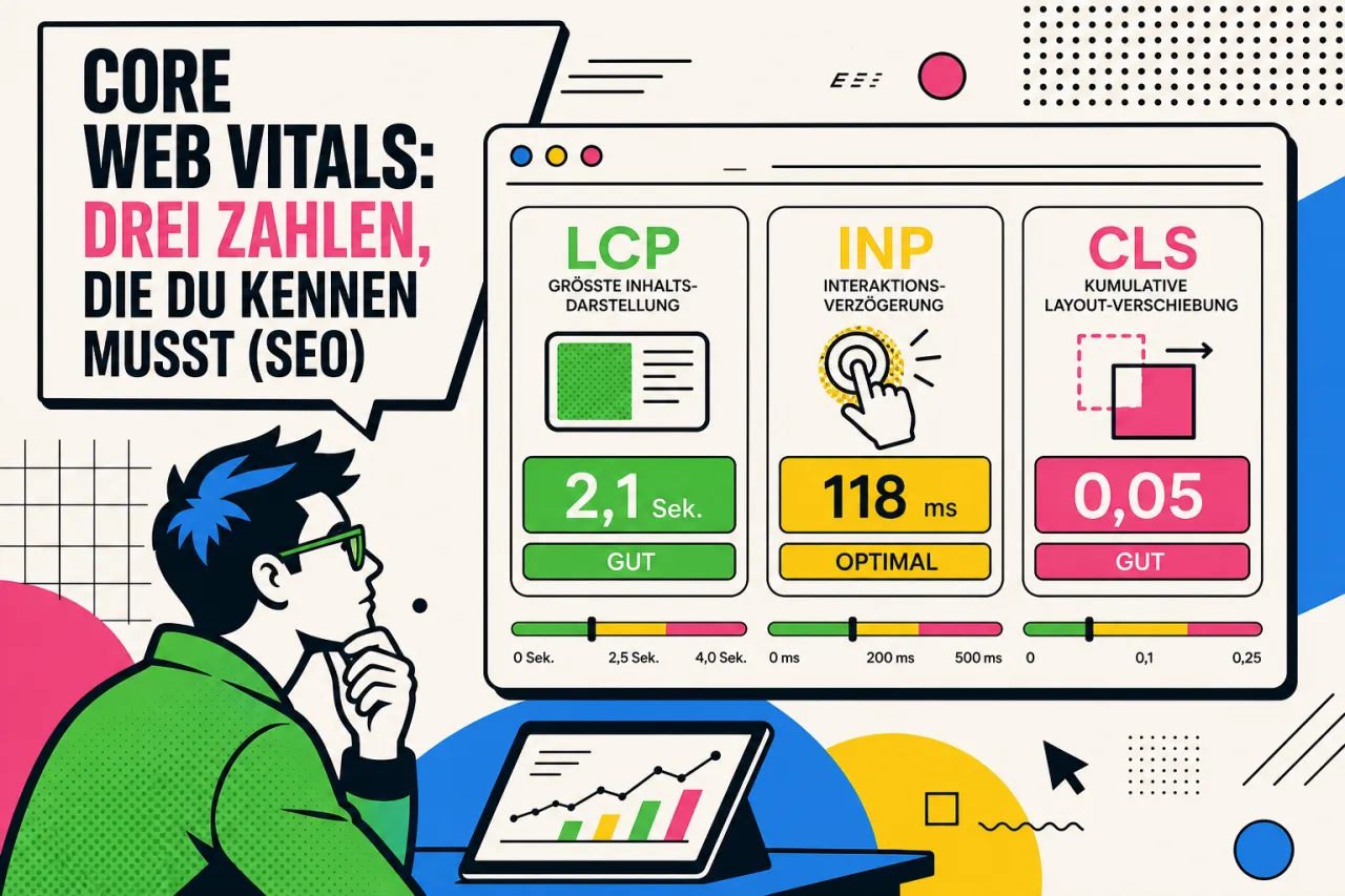 Core Web Vitals: Drei Zahlen, die du kennen musst