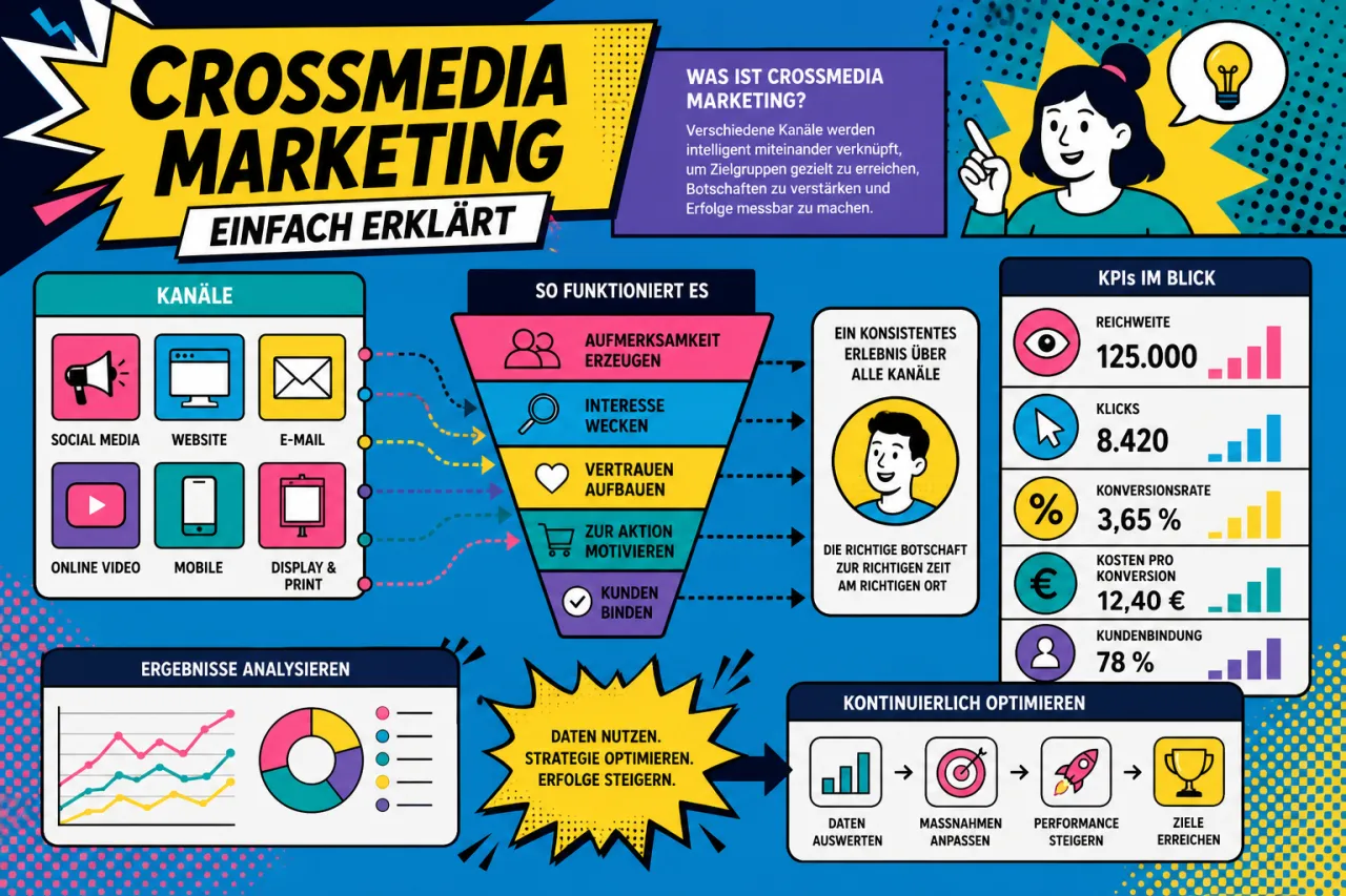 Crossmedia Marketing einfach erklärt