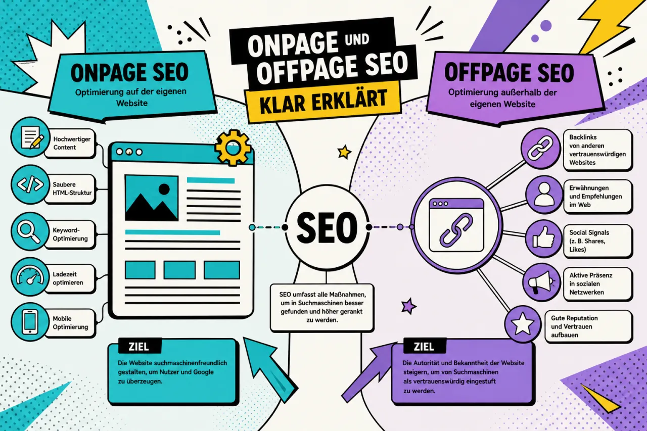 Onpage und Offpage SEO klar erklärt