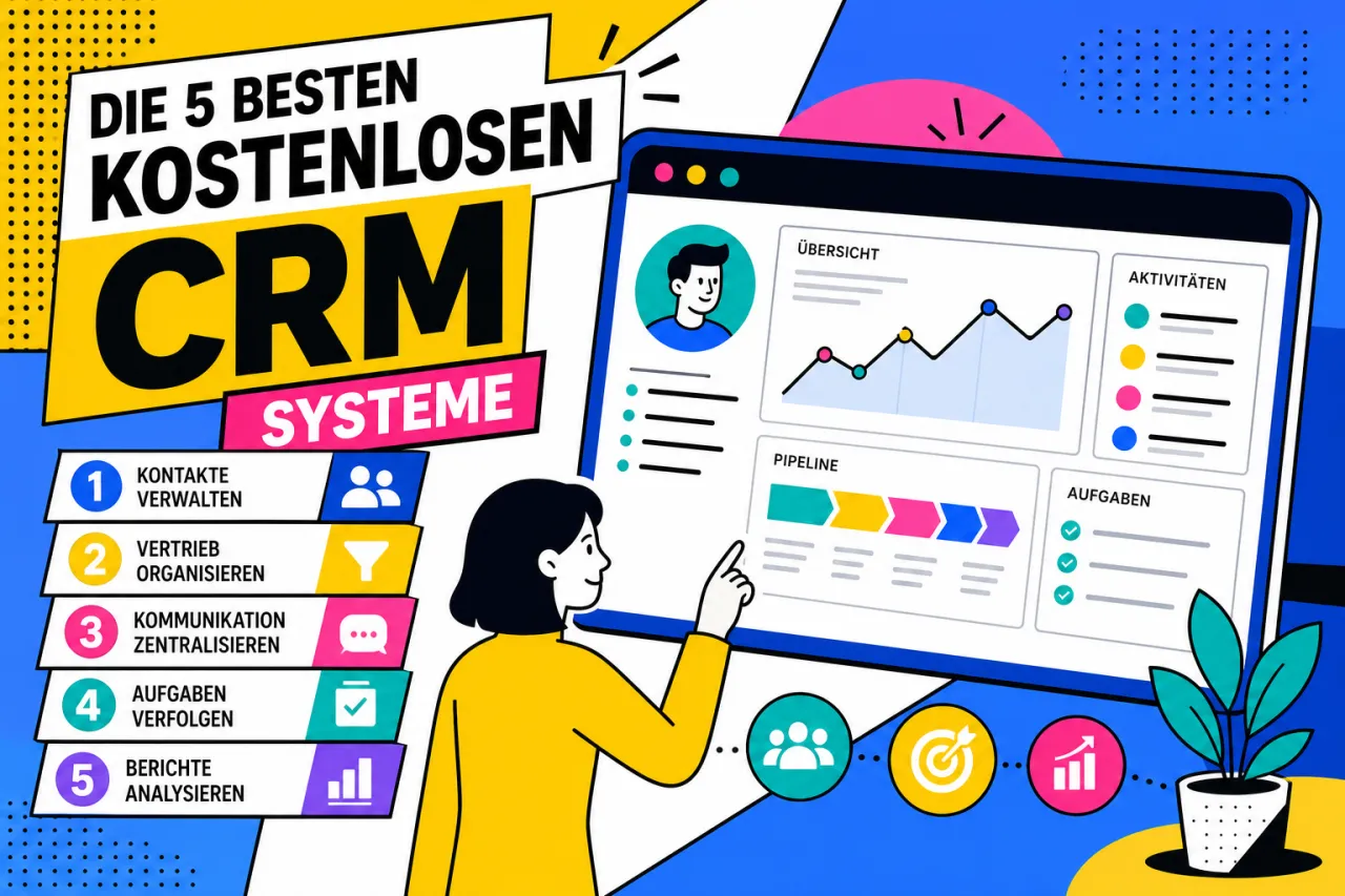 Die 5 besten kostenlosen CRM Systeme