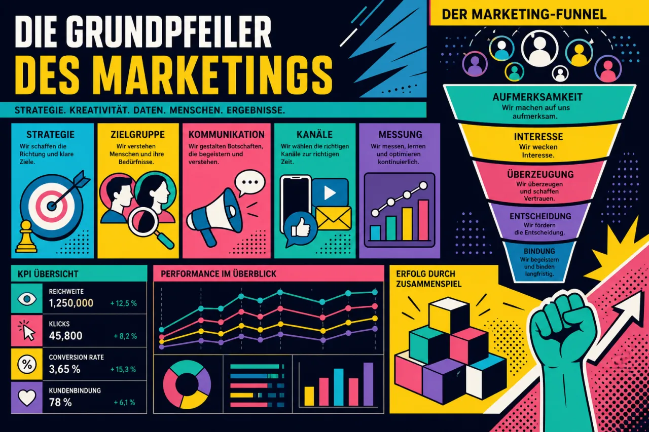Die Grundpfeiler des Marketings