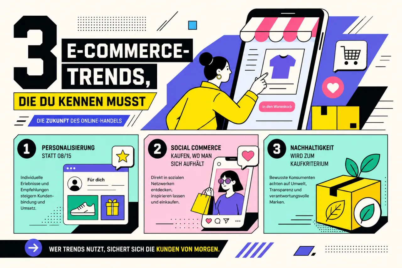 3 E-Commerce-Trends, die du kennen musst