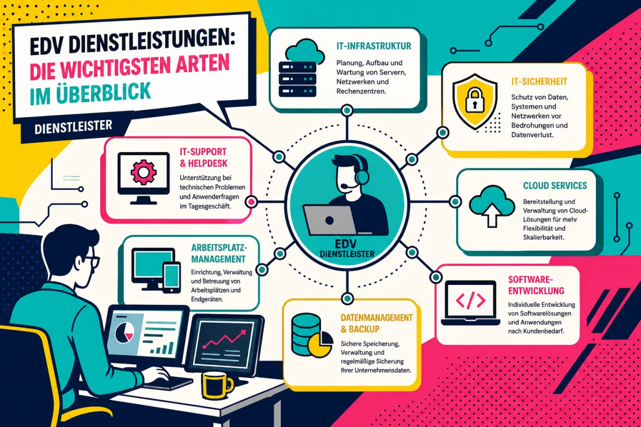 EDV Dienstleistungen: Die wichtigsten Arten im Überblick