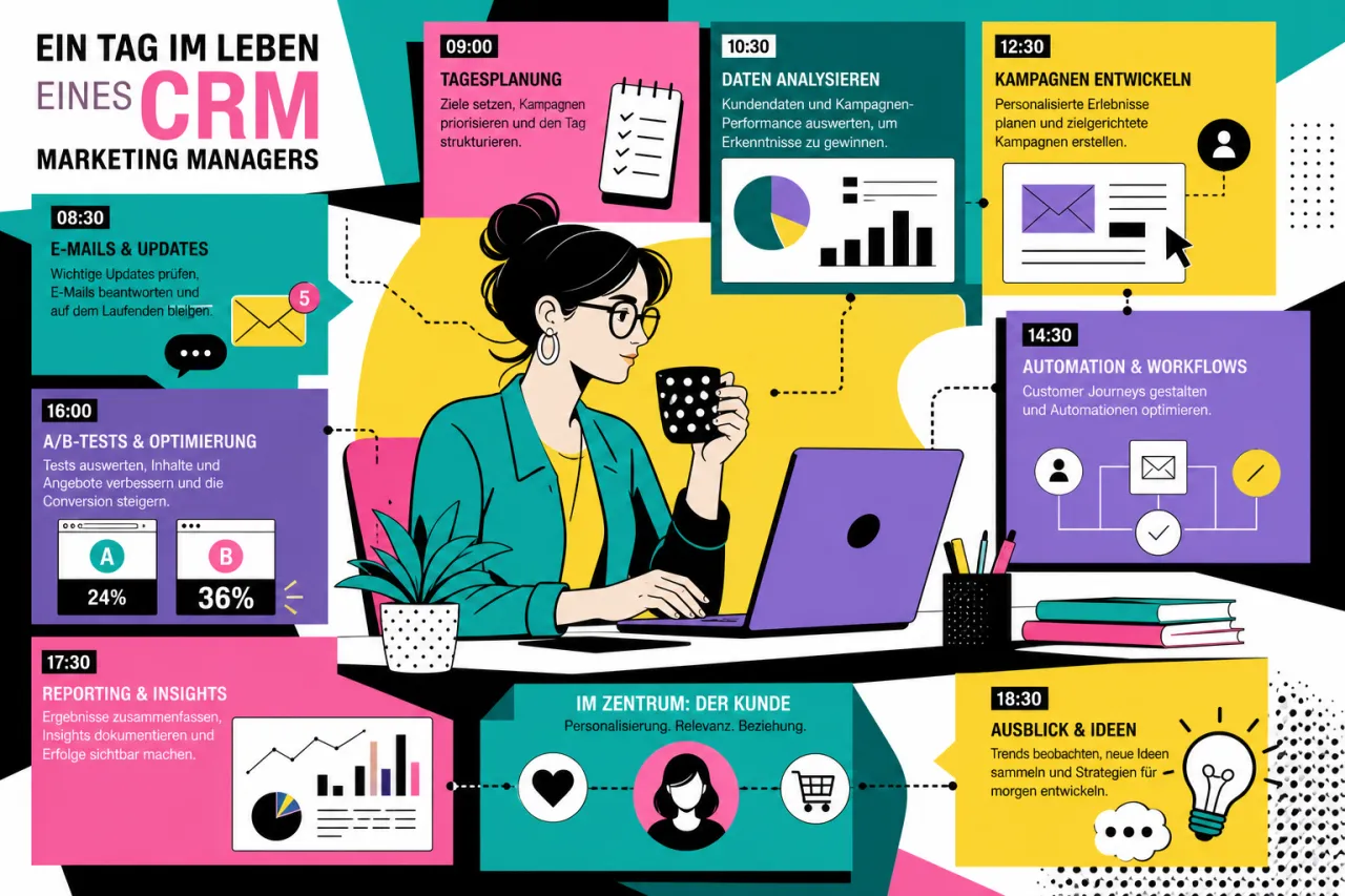 Ein Tag im Leben eines CRM Marketing Managers