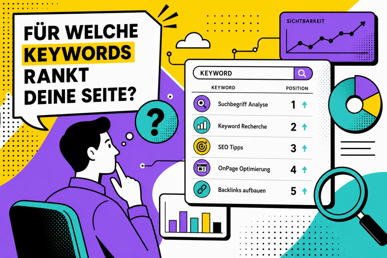 Für welche Keywords rankt deine Seite?