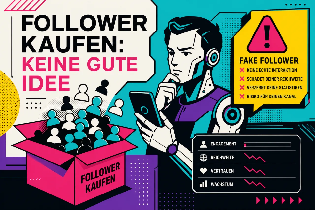 Follower kaufen: keine gute Idee