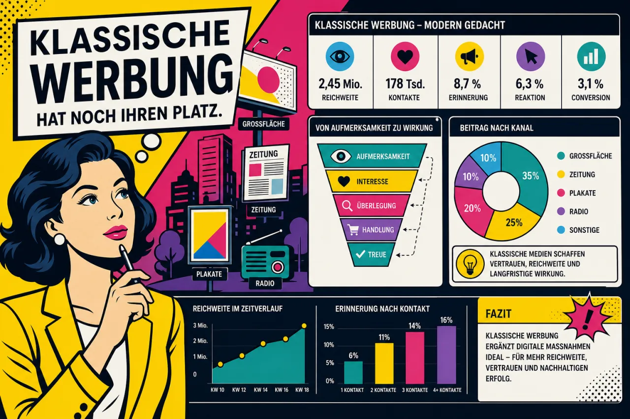Klassische Werbung hat noch ihren Platz