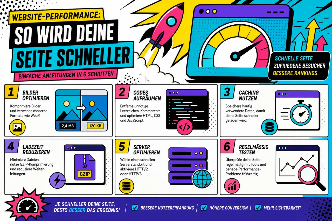 Website-Performance: So wird deine Seite schneller