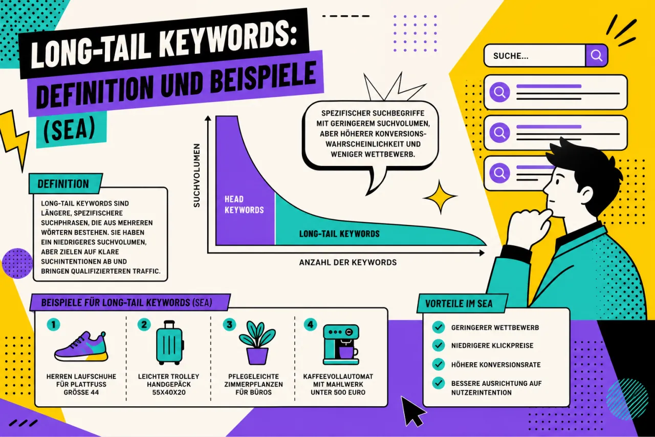 Long-Tail Keywords: Definition und Beispiele