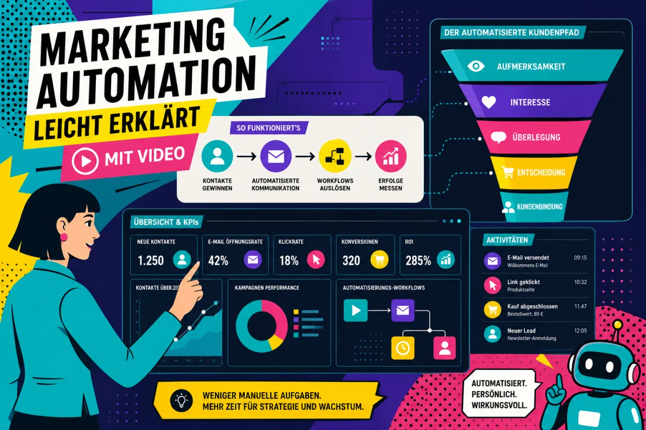 Marketing Automation leicht erklärt mit Video