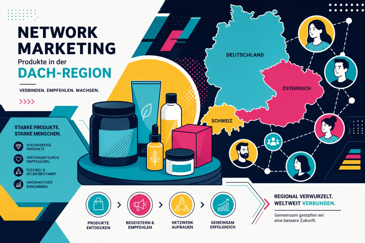 Network Marketing Produkte in der DACH-Region