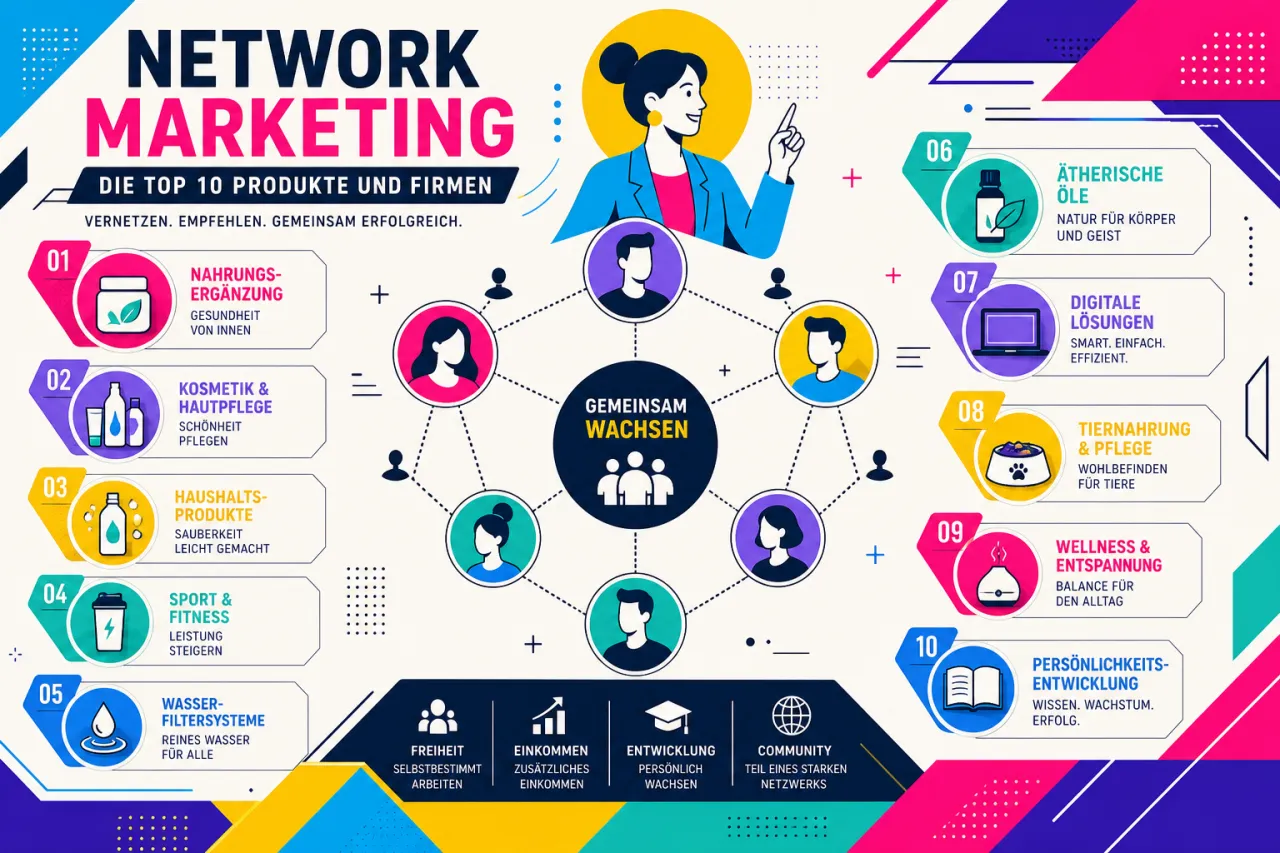 Network Marketing: Top 10 Produkte und Firmen