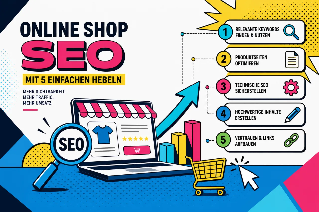 Online Shop SEO mit 5 einfachen Hebeln