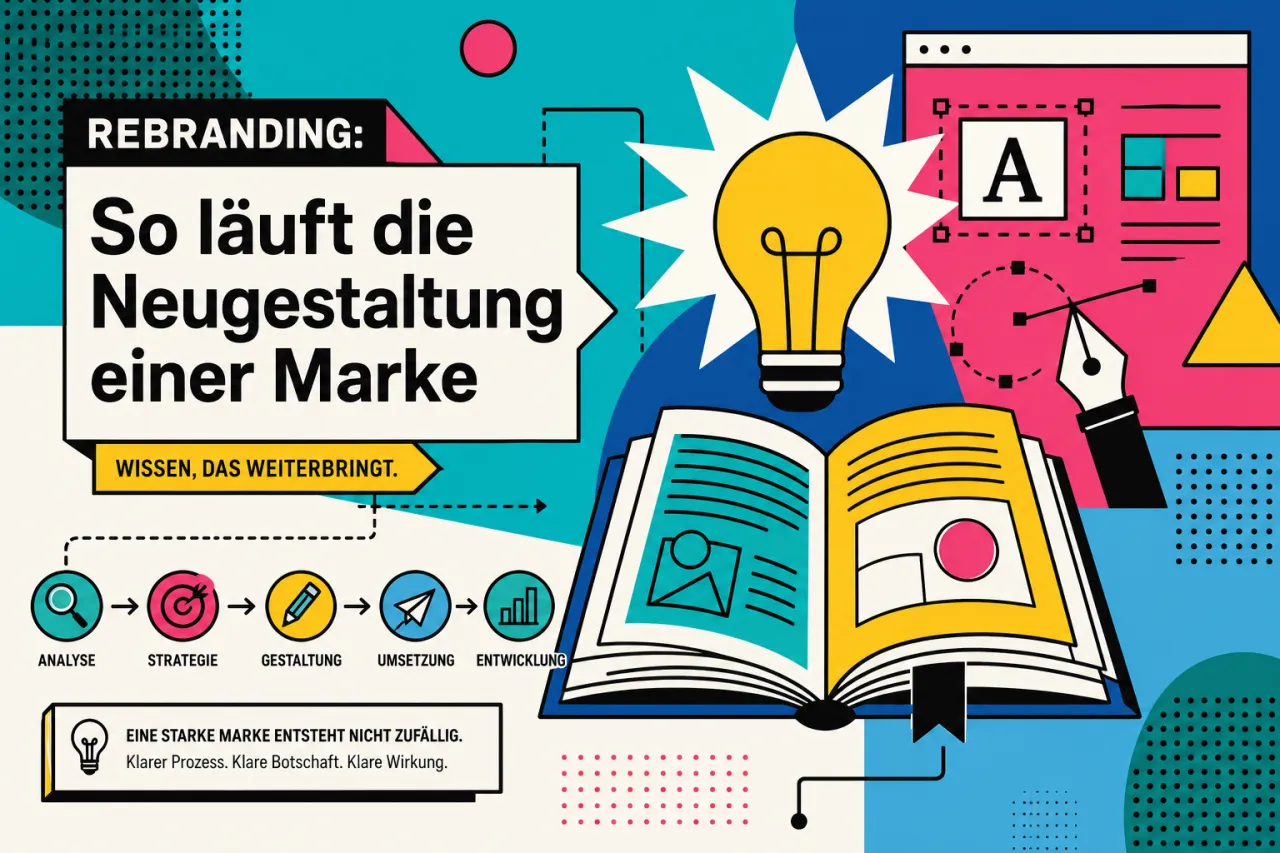 Rebranding: Prozess der Neugestaltung der Marke oder des Images eines Unternehmens