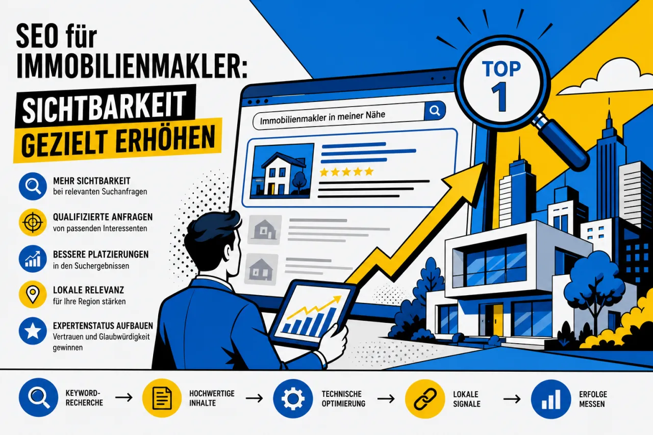 SEO für Immobilienmakler: Sichtbarkeit gezielt erhöhen