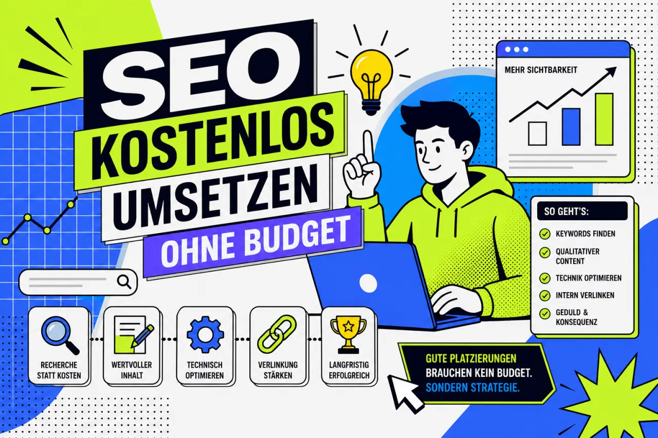 SEO kostenlos umsetzen ohne Budget