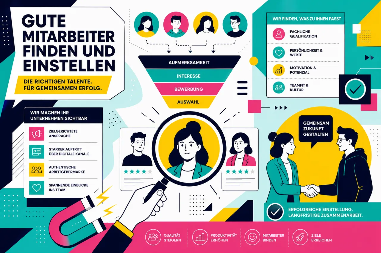 Gute Mitarbeiter finden und einstellen