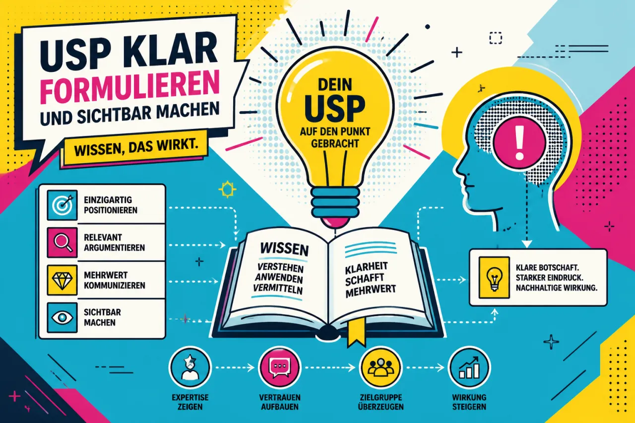 USP klar formulieren und sichtbar machen