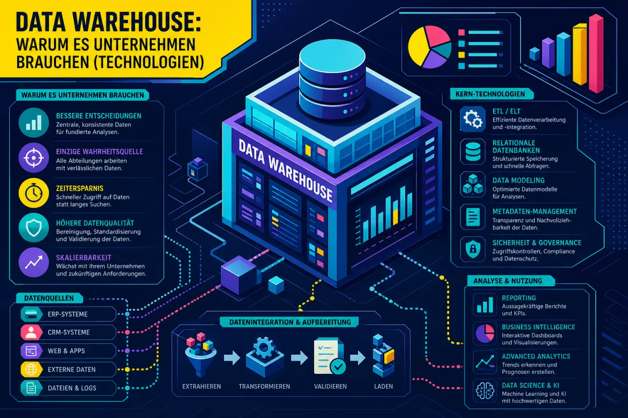 Data Warehouse: Warum es Unternehmen brauchen