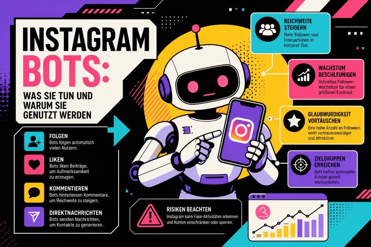 Instagram Bots: Was sie tun und warum sie genutzt werden