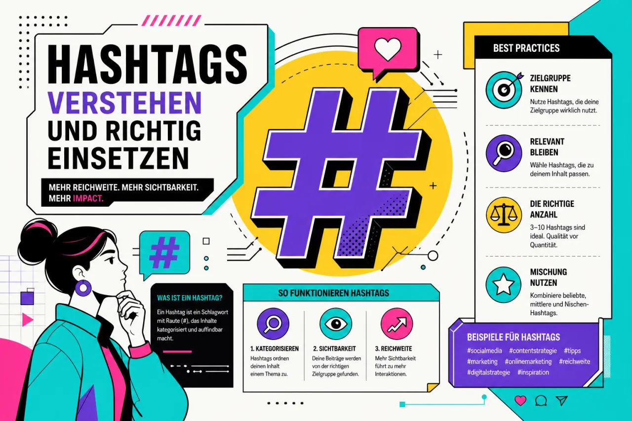 Hashtags verstehen und richtig einsetzen