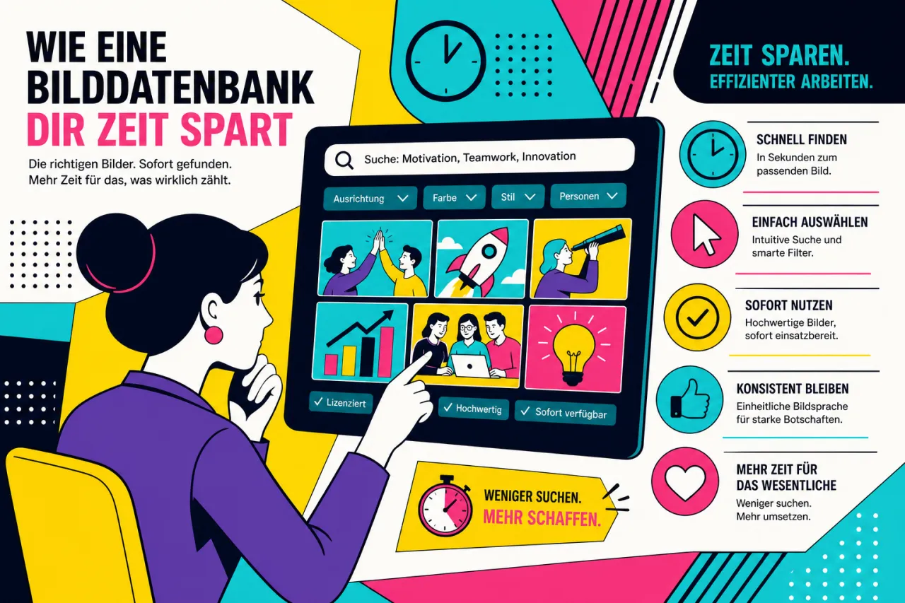 Wie eine Bilddatenbank dir Zeit spart
