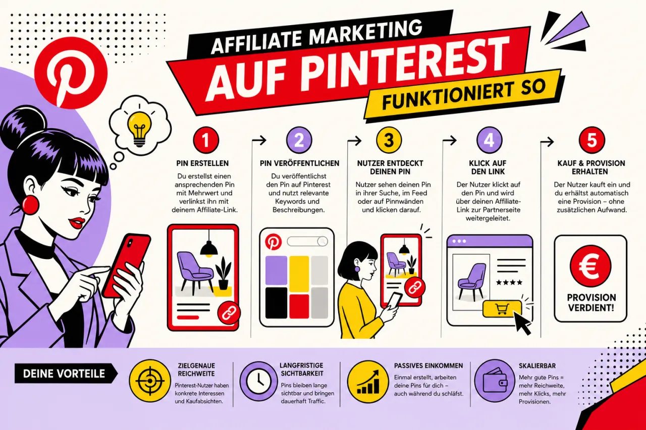 Affiliate Marketing auf Pinterest funktioniert so