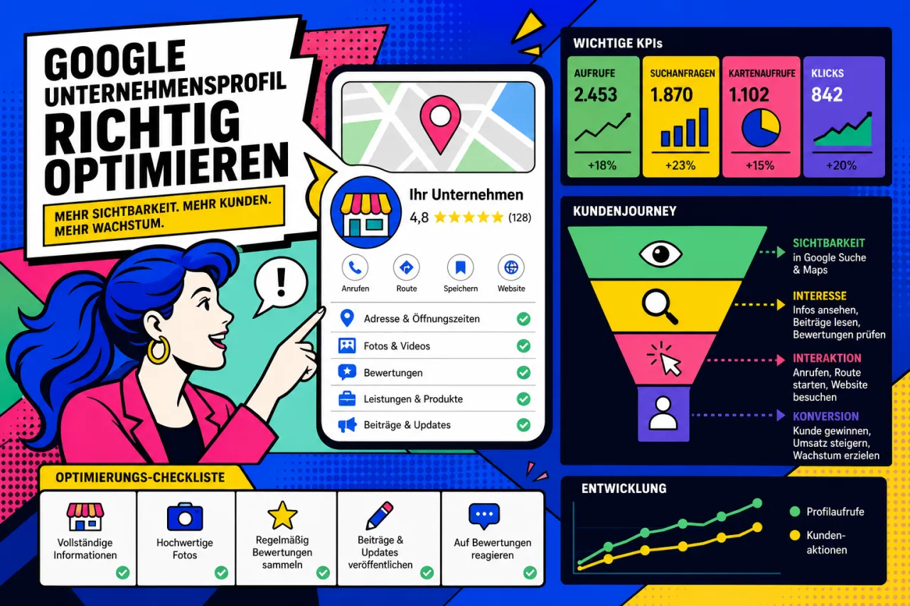 Google Unternehmensprofil richtig optimieren