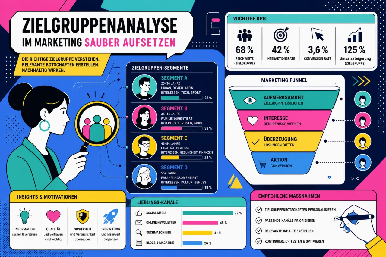 Zielgruppenanalyse im Marketing sauber aufsetzen