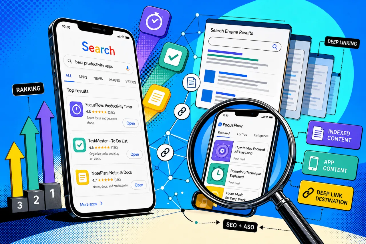 Durch App-Indexierung zu besseren Google Rankings
