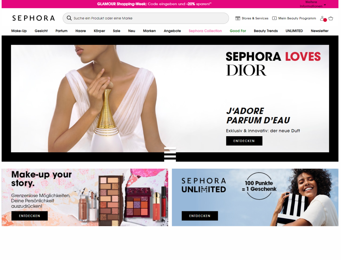 Sephora: Bestellung per Sprachsteuerung