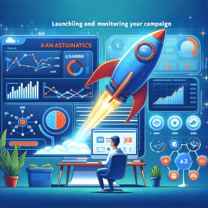 a -digital-image-for-the-sixth-step-of-creating-Facebook-ads_-Launching-and-monitoring-your-campaign.-The-image-should-feature-a-dashboard-