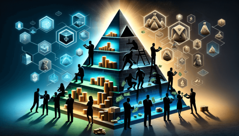 ist Network Marketing illegal? Bei einem Pyramiden-System schon.
