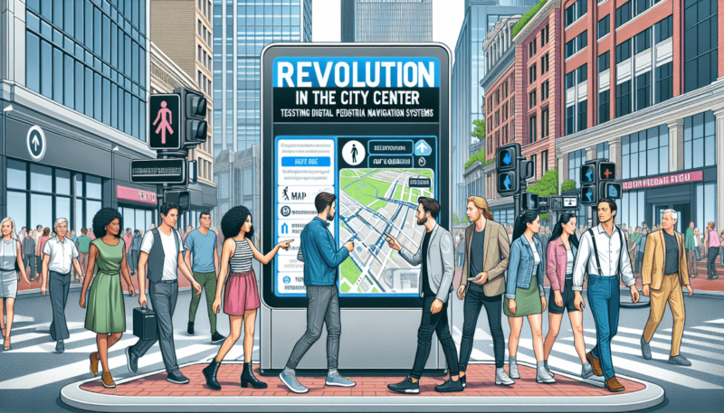 Revolution in der Innenstadt: Neue digitale Fußgängerleitsysteme auf dem Prüfstand!