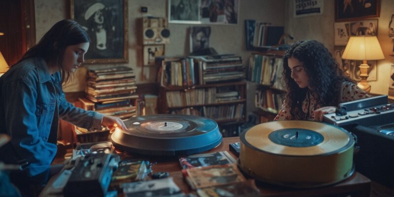 Plattenspieler-Panik: Wie Teenager die Vinyl-Kunst ruinieren!