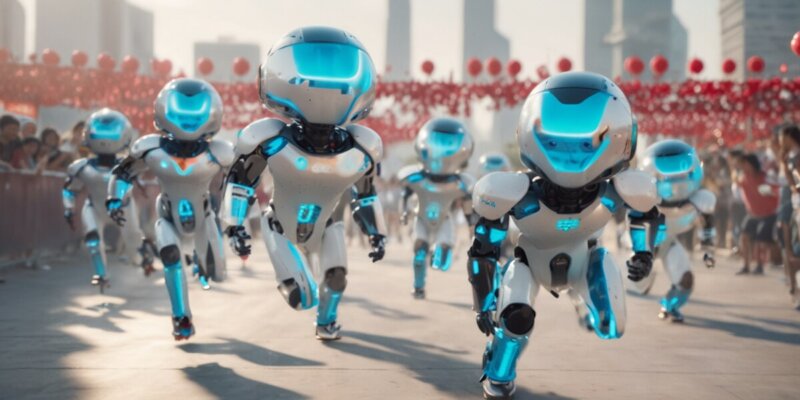 Roboter gegen Menschen: Der epische Lauf in Peking 2024!