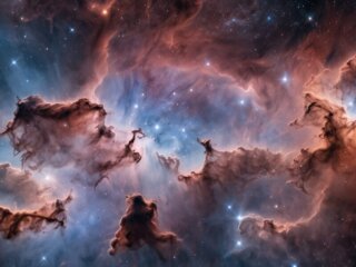 Hubble enthüllt: Staubwolken sind kosmische Geburtsstätten!