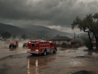 Kalifornien in Gefahr: Massive Regenfälle bedrohen Brandregionen