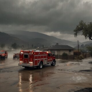 Kalifornien in Gefahr: Massive Regenfälle bedrohen Brandregionen