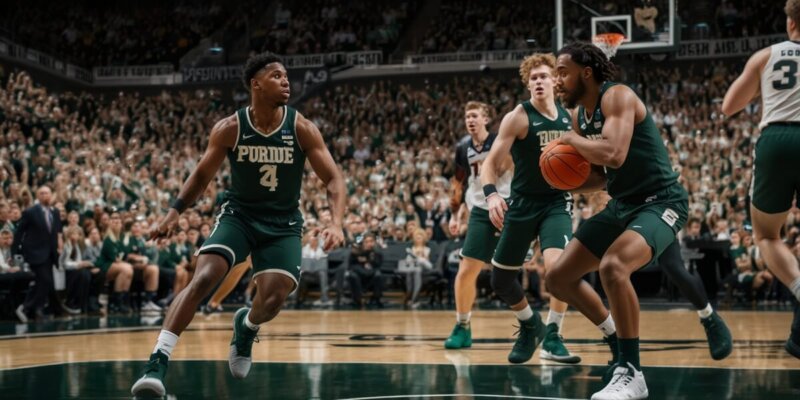 Purdue oder Michigan State: Wer sichert sich den Big Ten Vorteil?