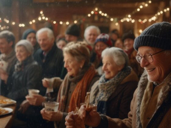 Rüstiger Opa Doug vereint die Welt mit seiner Winterparty!