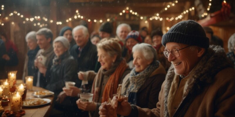 Rüstiger Opa Doug vereint die Welt mit seiner Winterparty!