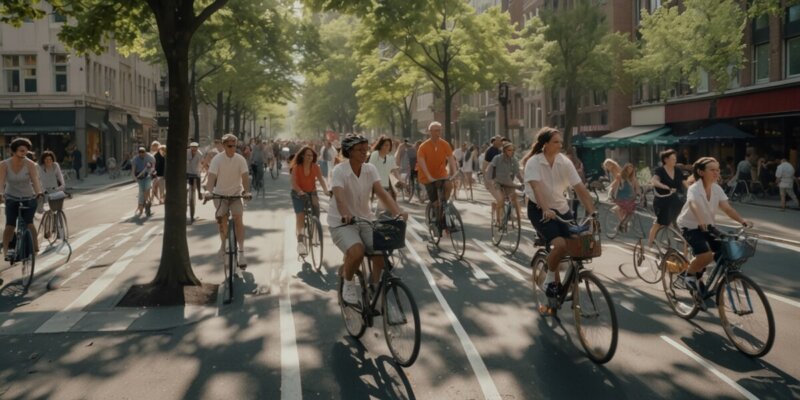 Sensationelles Experiment: Verwandelt sich New York in ein Fahrrad-Paradies?