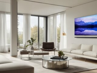 Entdecken Sie den TV, der Ihr Wohnzimmer in eine Galerie verwandelt!