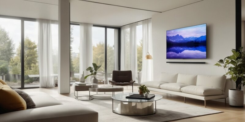 Entdecken Sie den TV, der Ihr Wohnzimmer in eine Galerie verwandelt!